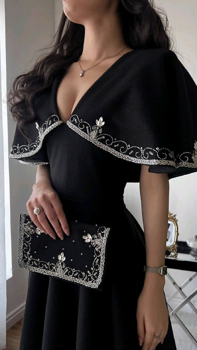 Elegant A line Prom Dress Black Evening Dress Formal Prom Gown