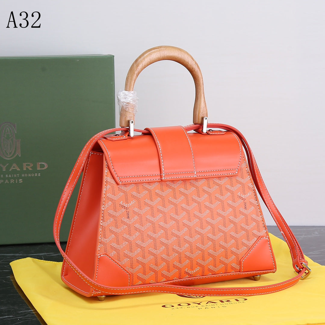 GOYARD SAIGON PM BAG ORANGE 20CM