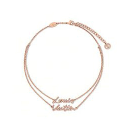 LV Script Necklace