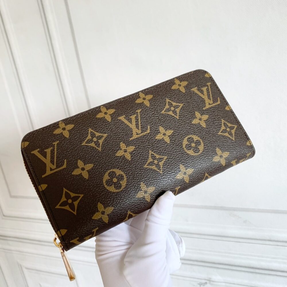 Louis Vuitton Monogram Long Zippy Wallet Brown 19Cm M42616