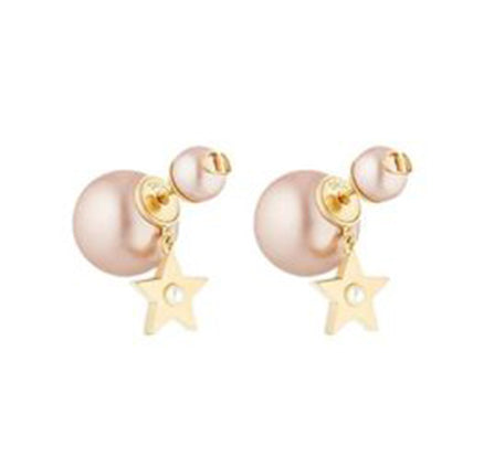 Dior Metal Earrings Women’s Pink