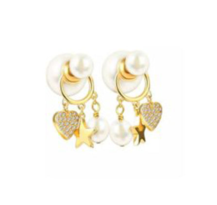 DIOR Pearl charm earrings