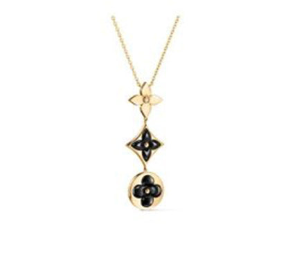 LV Color Blossom Lariat Necklace