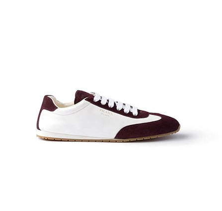 PRADA Nappa leather and suede sneakers