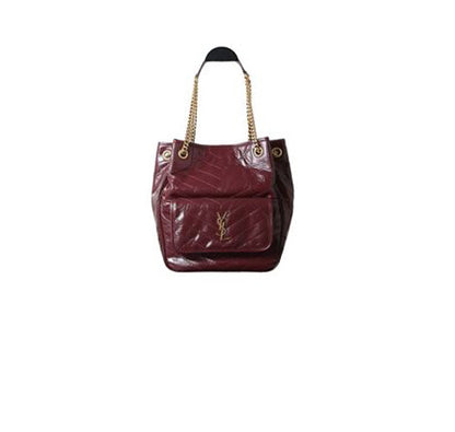 YSL NIKI small shopping in vintage leather(HIGH-END GRADE)