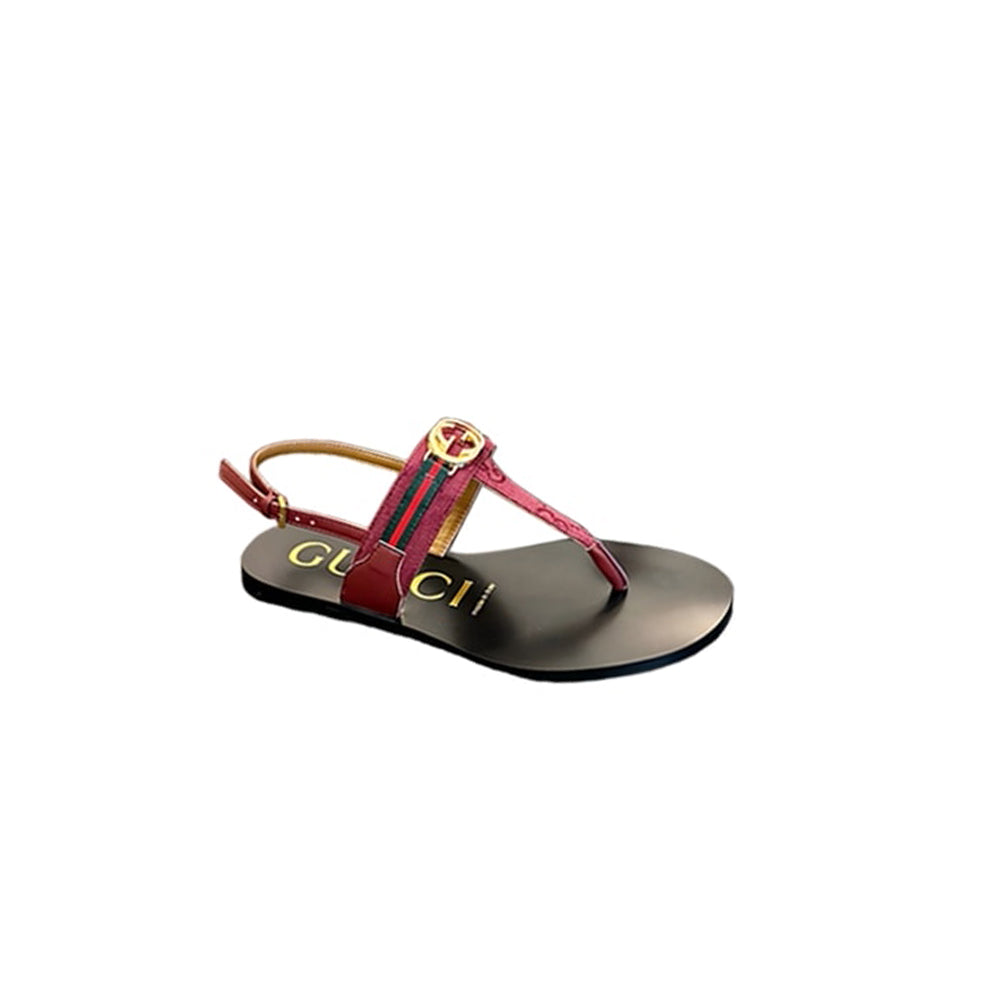GUCCI Women’s Interlocking G Web sandal 462507
