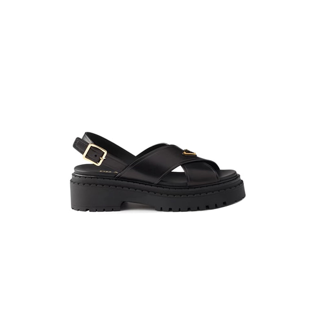 PRADA Leather sandals 374742