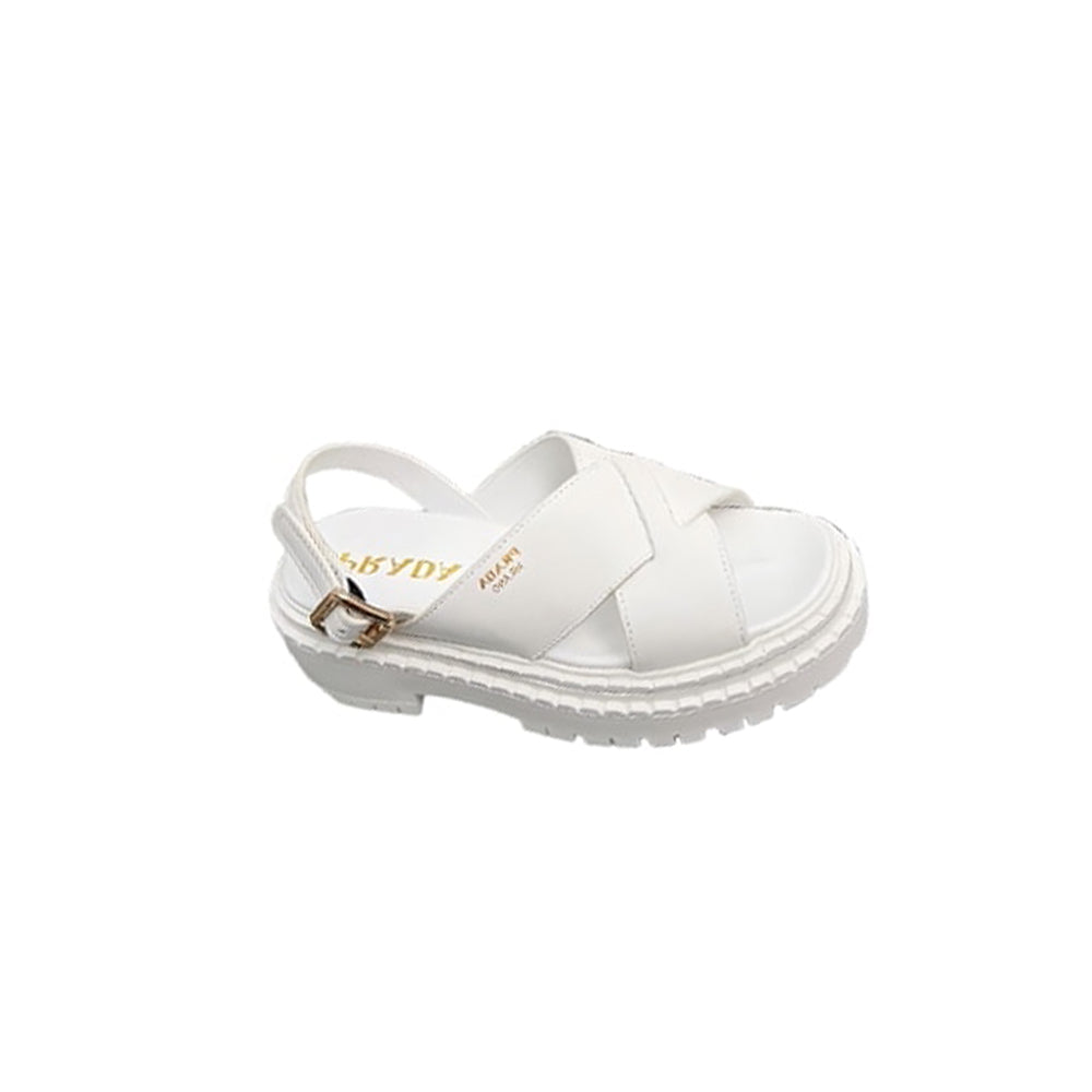 PRADA Crisscross Leather Sandals 621770