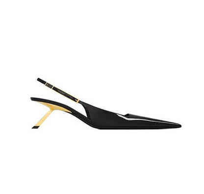 YSL LEE slingback pumps in patent leather