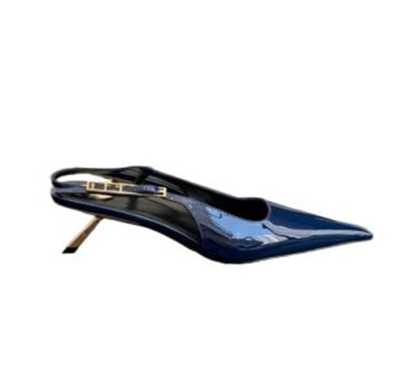 YSL LEE slingback pumps in patent leather