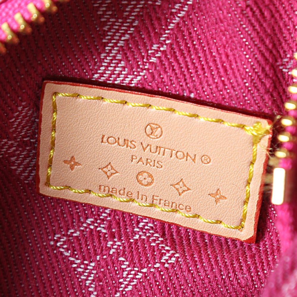 Louis Vuitton Nano Speedy Pink Denim 16cm M27603