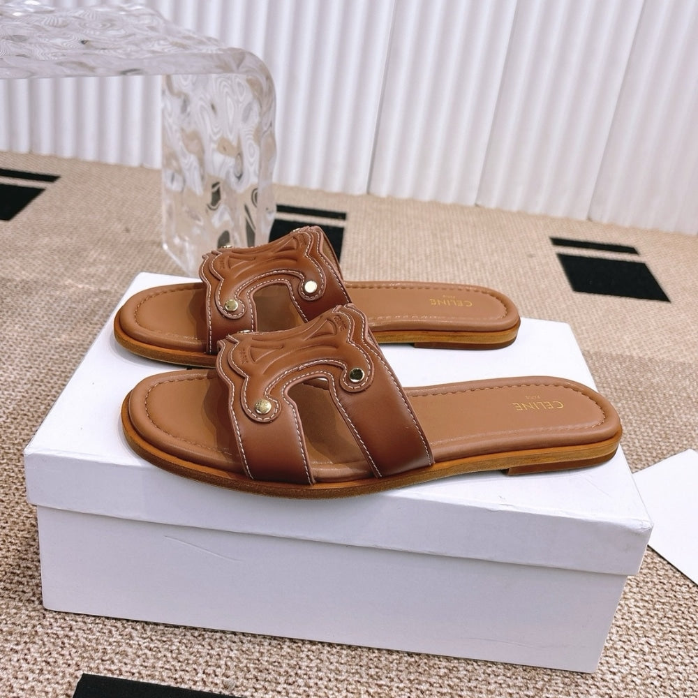CELINE MARINA MULE BROWN 364783767C 04LU