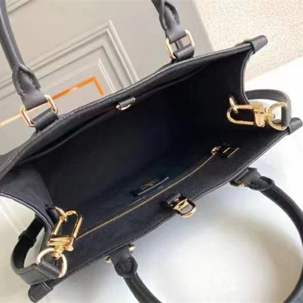 Louis Vuitton Onthego PM Black 25Cm M45653