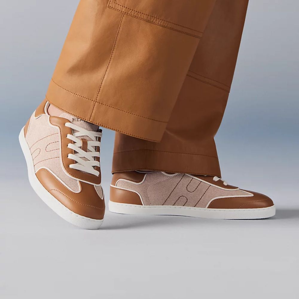 Hermes Match Sneaker Multicolore Noisette