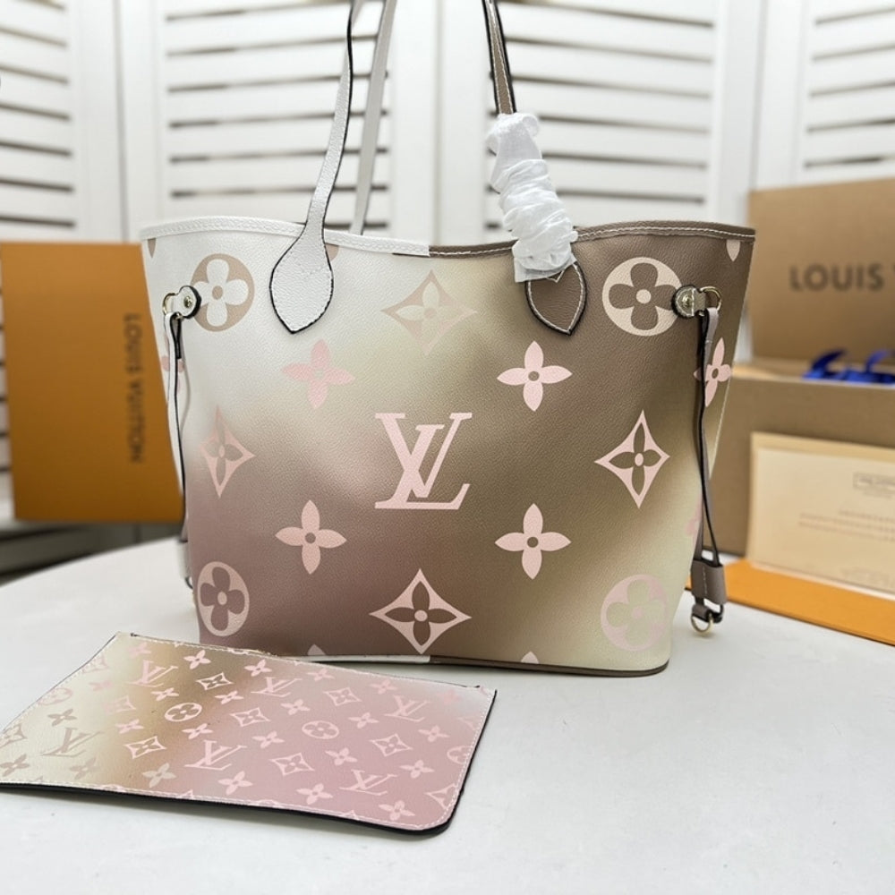 Louis Vuitton Neverfull MM Sunset Kaki 31Cm M59859