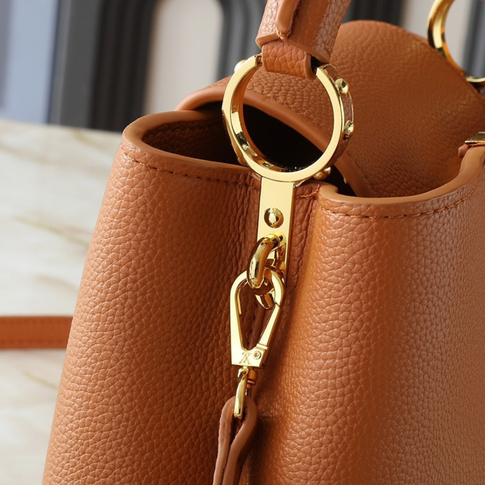 Louis Vuitton Capucines BB Tan Brown 27Cm M25089