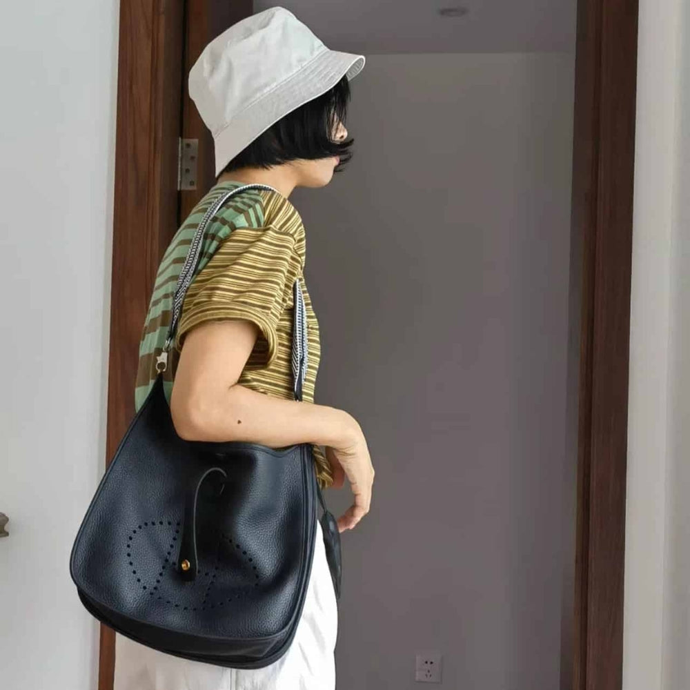 Hermes Evelyne 29 Clemence Black 25cm