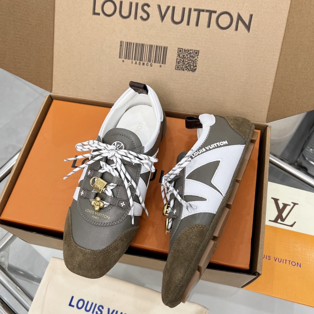 Louis Vuitton LV Sneakerina Pistachio Brown 1AIEMT