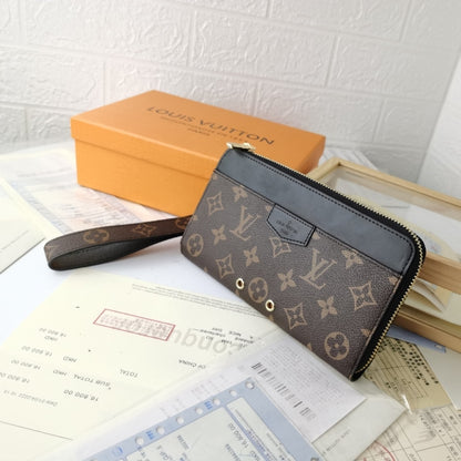 Louis Vuitton Zippy Dragonne Wallet Brown 19Cm M69407