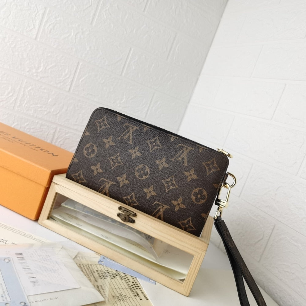 Louis Vuitton Zippy Dragonne Wallet Brown 19Cm M69407