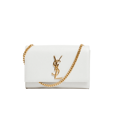 Saint Laurent kate medium in grain de poudre embossed leather