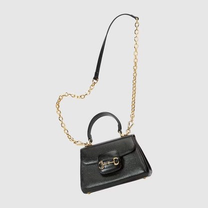 GUCCI HORSEBIT 1955 MINI BAG (BLACK)