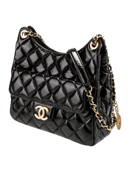 chanel new gold coin bag coin bag
