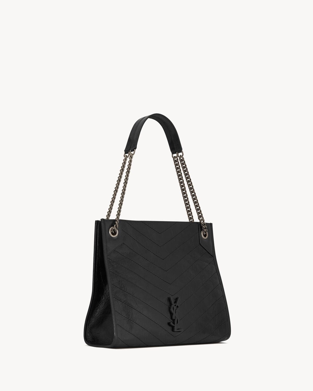SAINT LAURENT NIKI SHOPPING IN VINTAGE LEATHER