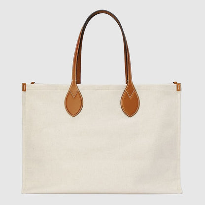 GUCCI Large tote bag with Gucci print
