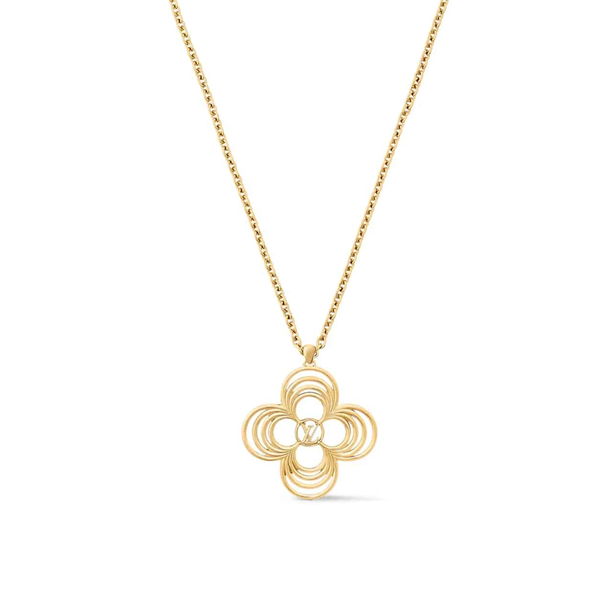 LOUIS VUITTON LV BREEZE PENDANT GOLD M02805