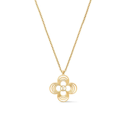 LOUIS VUITTON LV BREEZE PENDANT GOLD M02805