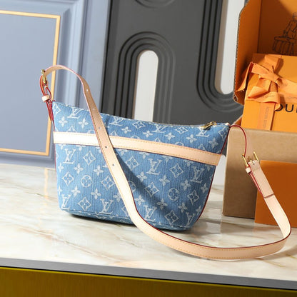 Louis Vuitton Cruiser Toiletry Bag Blue Denim 22Cm M27945