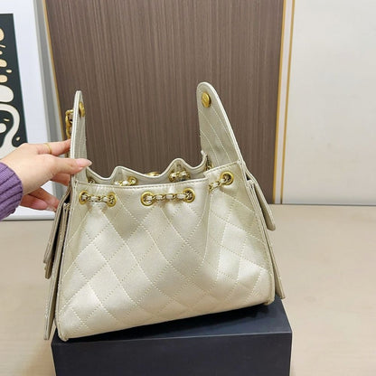 Chanel 25 Small Handbag Light Yellow 26Cm