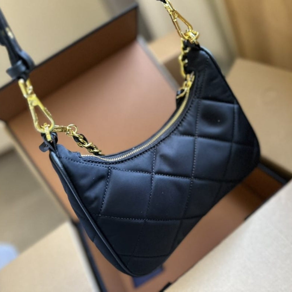Prada Re Edition 1995 Chaîne Re Nylon Mini Bag Black 22Cm 1BC204 2AOS F0002 V QOO