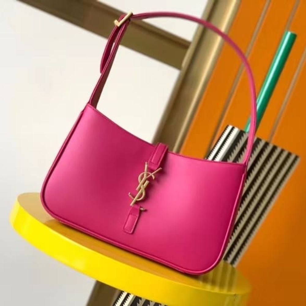 Saint Laurent Le 5 À 7 Hobo Bag In Smooth Pink 25Cm