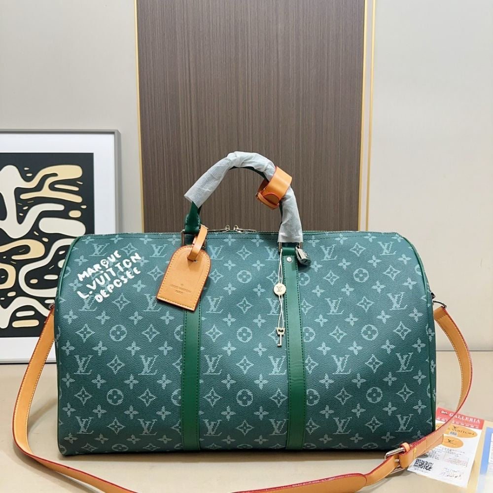 Louis Vuitton Keepall Bandoulière Epicea Green 50Cm M26866