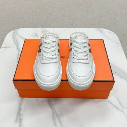 HERMES KEEP SNEAKER BLANC AND NATURAL H251913ZHA3415