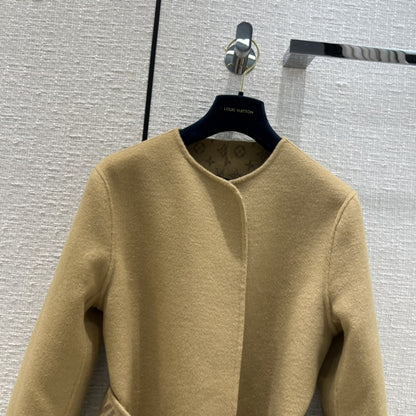 Louis Vuitton Signature Short Double Face Wrap Coat 1AA8T0
