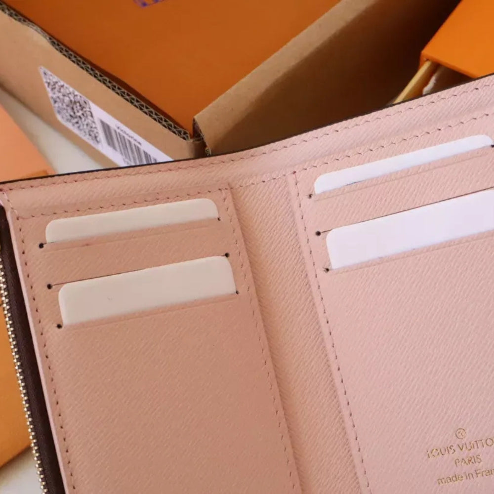 Louis Vuitton Victorine Wallet Monogram Rose Pink 12Cm M62360