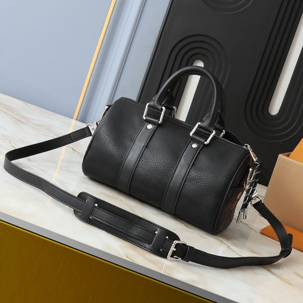 Louis Vuitton Keepall Bandoulière 25 Bag Black 25Cm