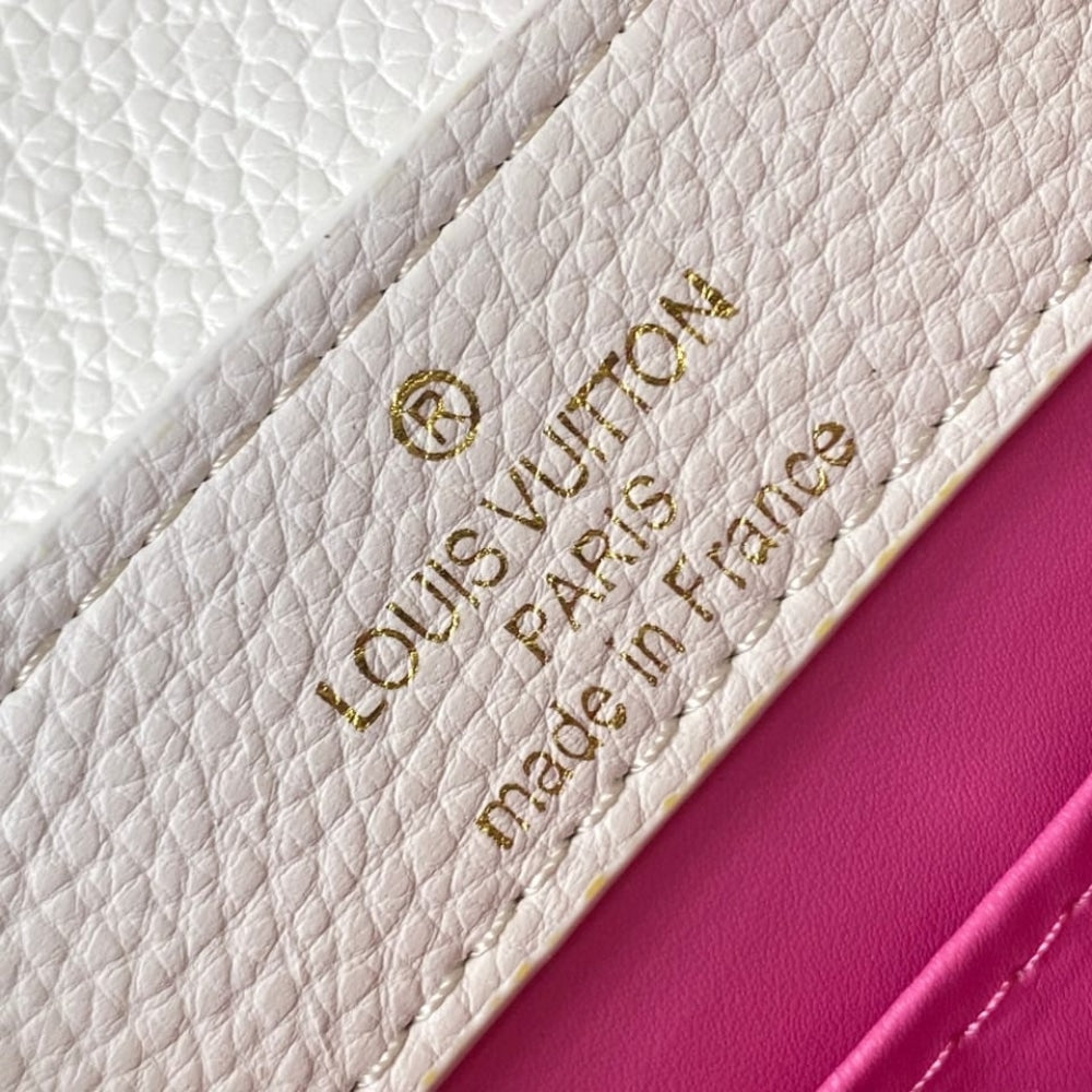 Louis Vuitton Capucines Mini White 21Cm M23718