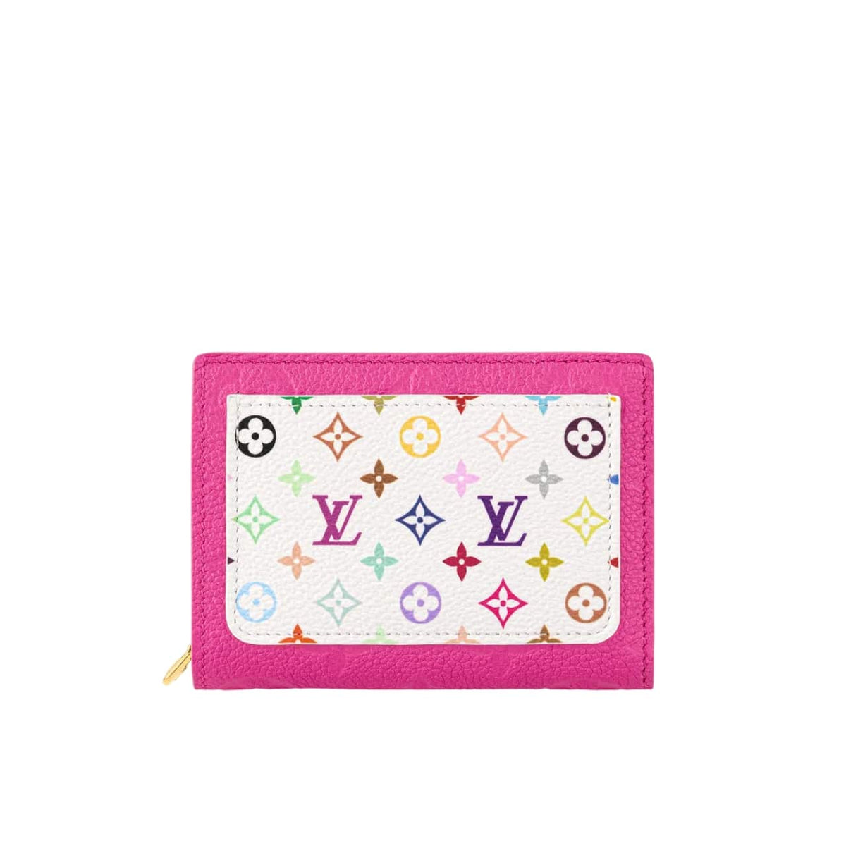 LOUIS VUITTON X MURAKAMI PORTEFEUILLE CLAIRE KAWAII PINK 11CM