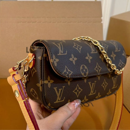 Louis Vuitton Ivy Bag Brown 22Cm M81911