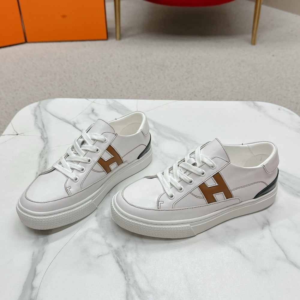 Hermes Deep Sneaker Blanc And Natural H251837ZHA3400