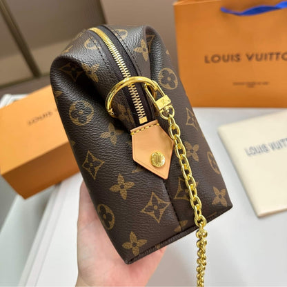 Louis Vuitton Cosmetic Pouch Gm Brown 27Cm M46458