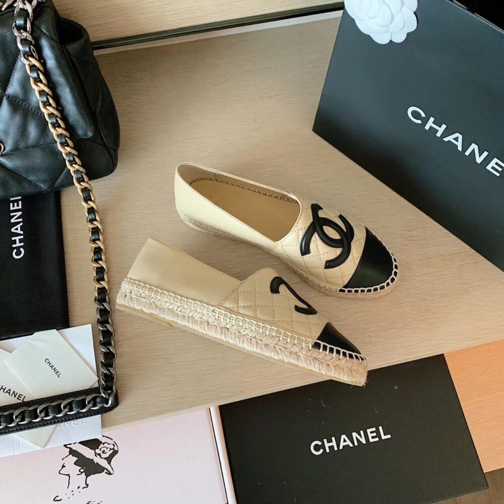 Chanel Espadrilles Shoes In Beige G29762