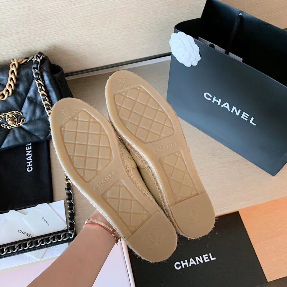 Chanel Espadrilles Shoes In Beige G29762