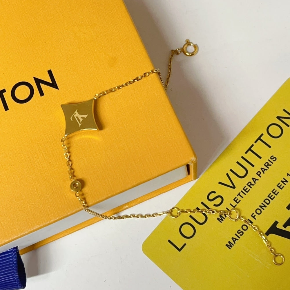 LOUIS VUITTON COLOR BLOSSOM BB STAR BRACELET YELLOW GOLD Q05977