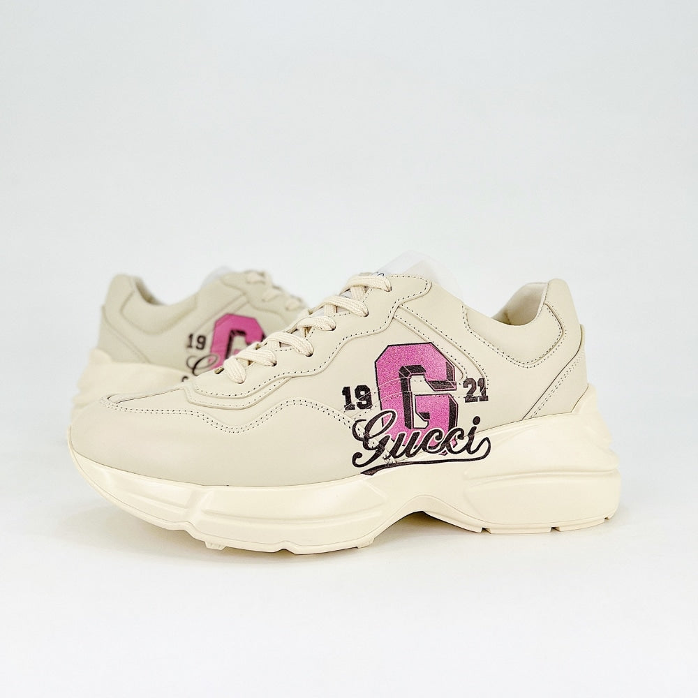 Gucci Women’S Rhyton Trainer Ivory 817482 UPG00 9522