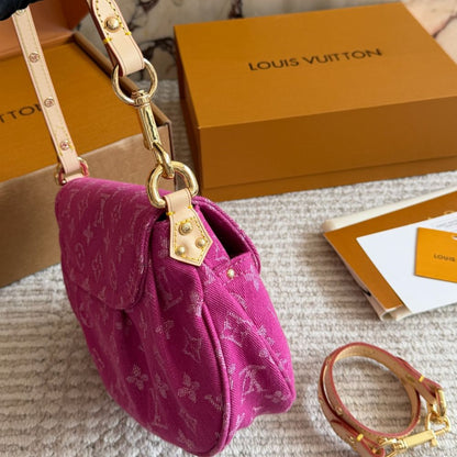 Louis Vuitton Sunset Fuchsia Denim 23Cm M28291